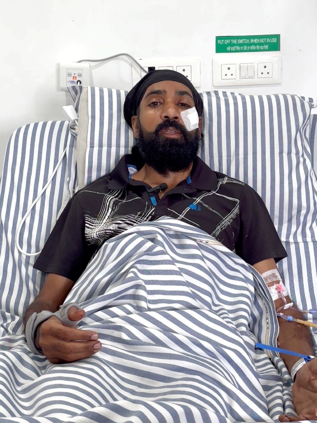 Reel cover: a patient from Kharar on his recovery after emergency treatment under Dr. Ishan Khanna